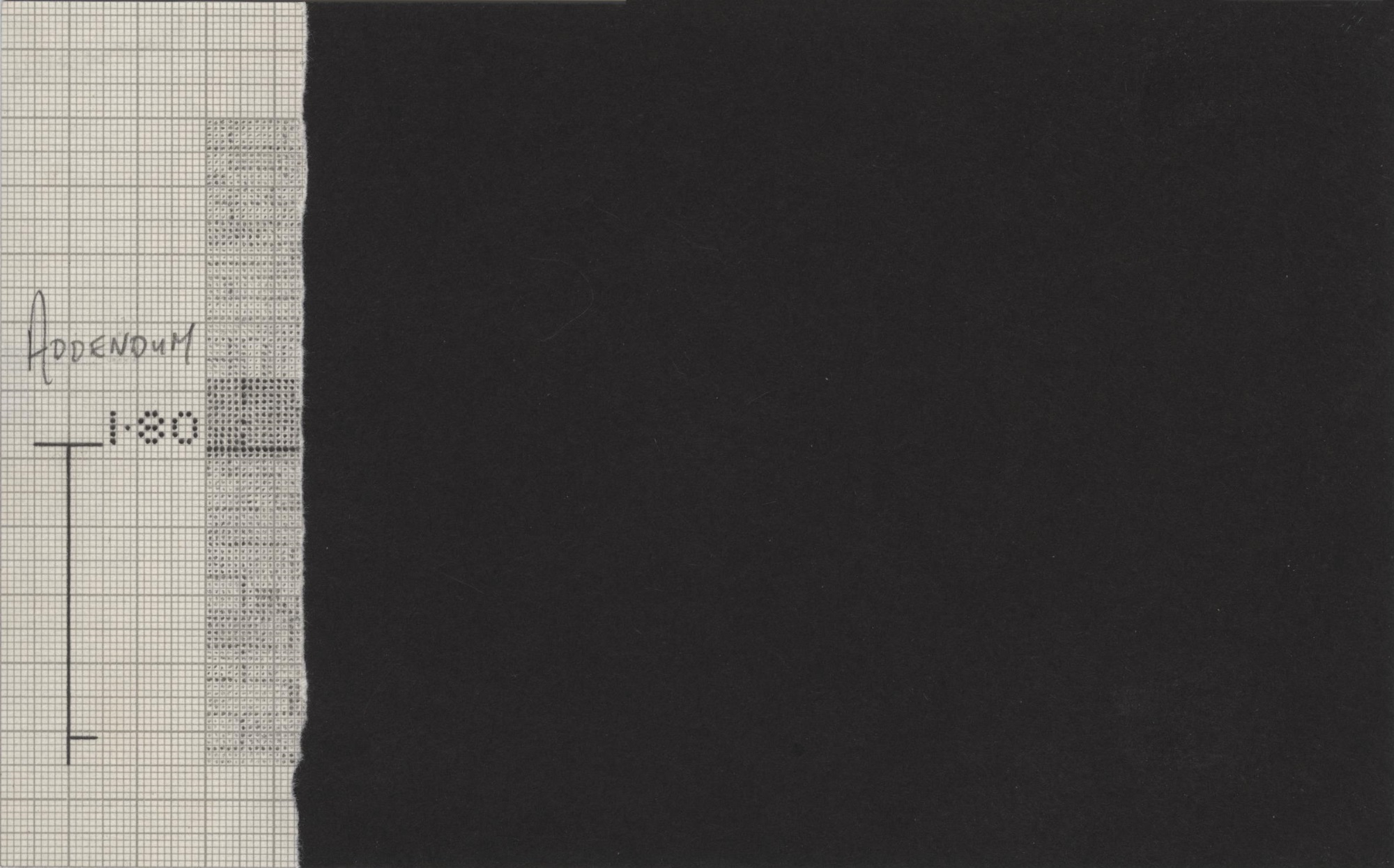 'Index Cards' - 6ft. Brick Wall addendum Graph paper,ncouncil housing estate, brick wall, metres