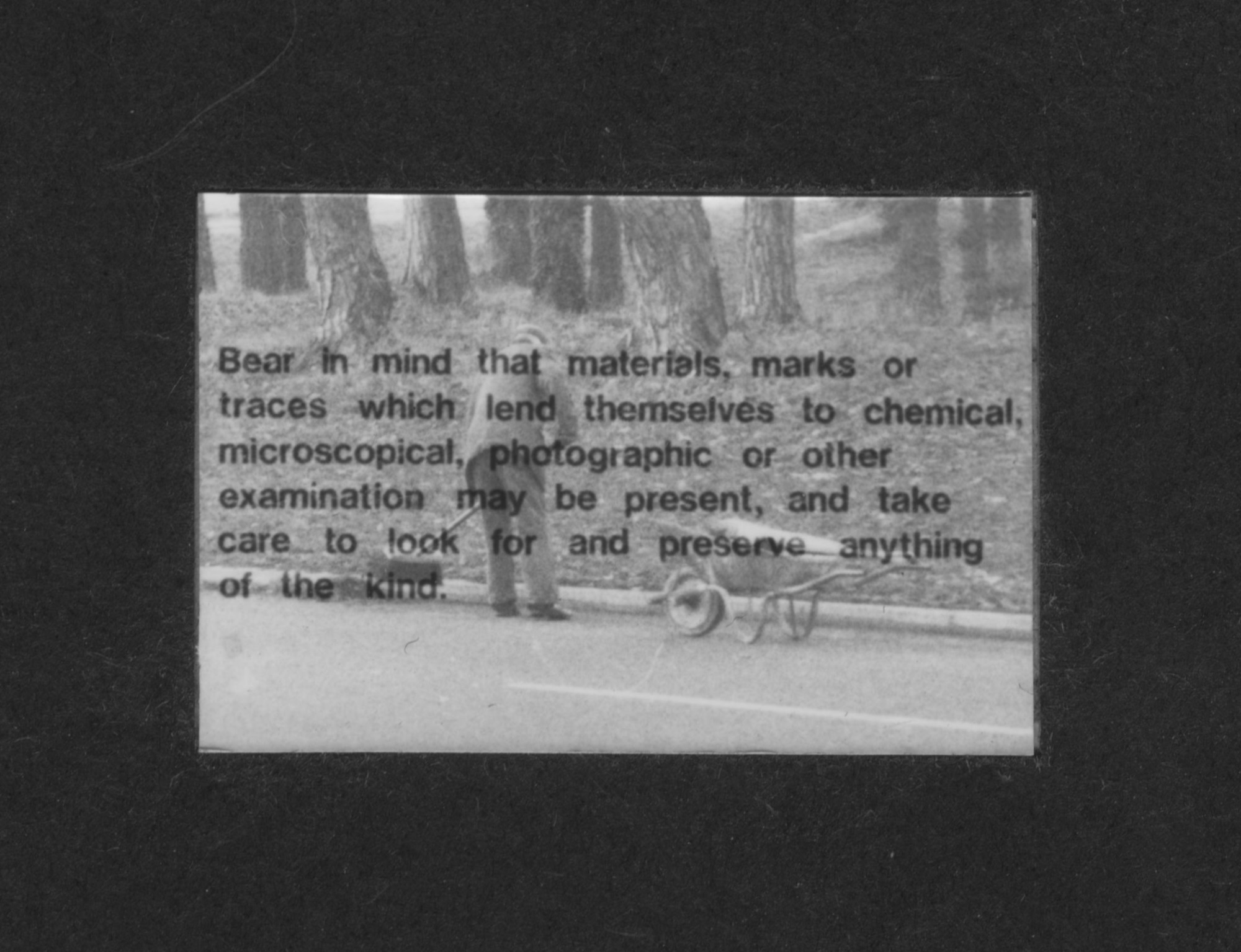 A Search . . . index card 1 detail