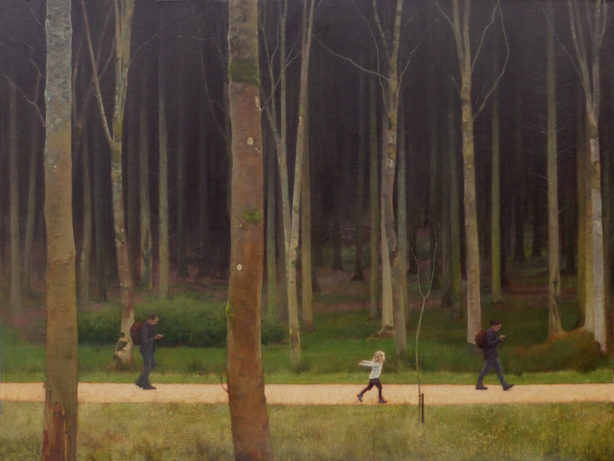 Family at the Edge of a Forest