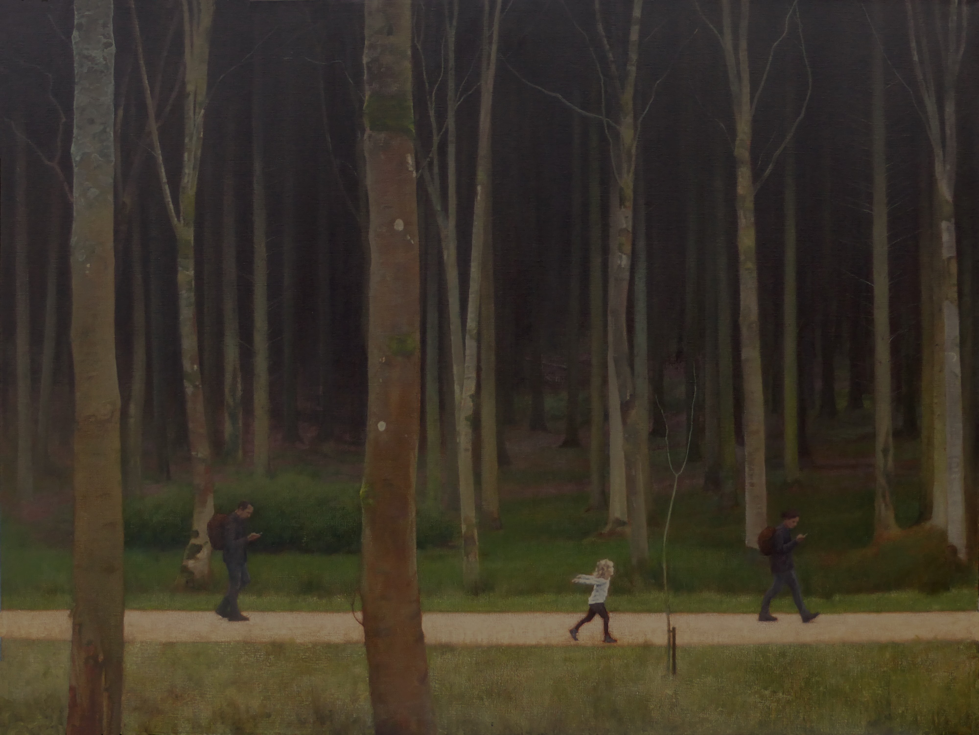 Family at the Edge of a Forest