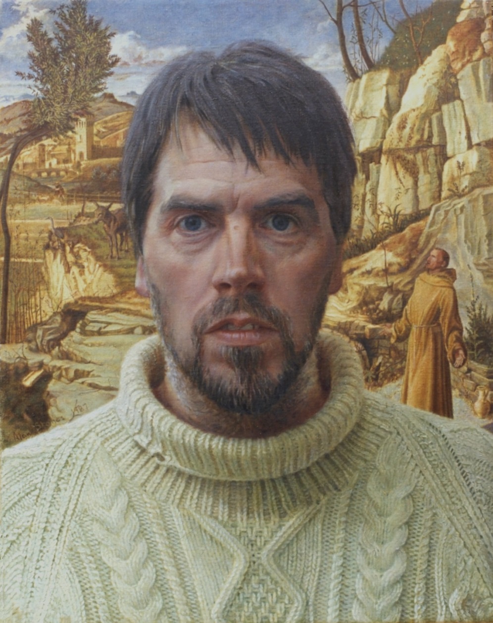 Self Portrait with St. Francis in Ecstasy